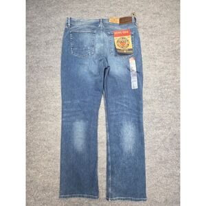 Devil-Dog Relaxed Bootcut Jeans Men's 36 x 30 Blue Denim Smithfield NWT